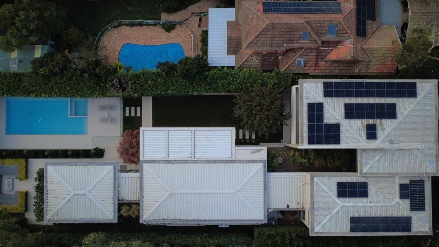 Residential solar, suburban Sydney home